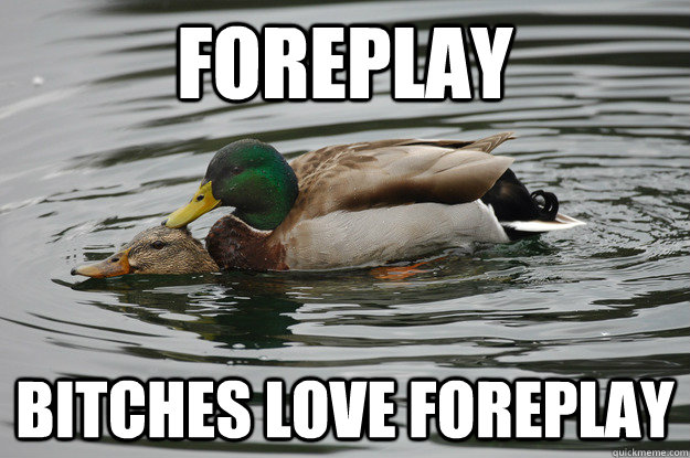 Foreplay Bitches love foreplay  