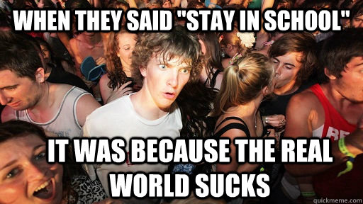 When they said 