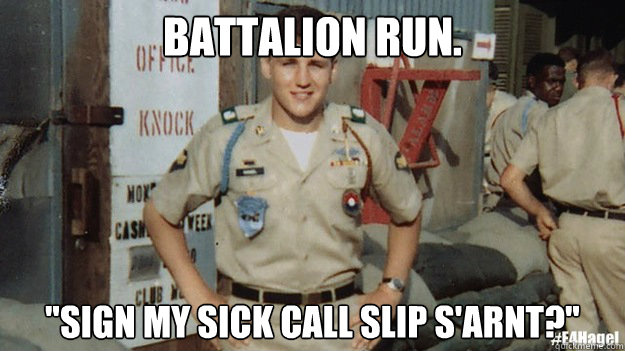 Battalion Run. 