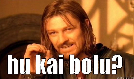  HU KAI BOLU? Boromir
