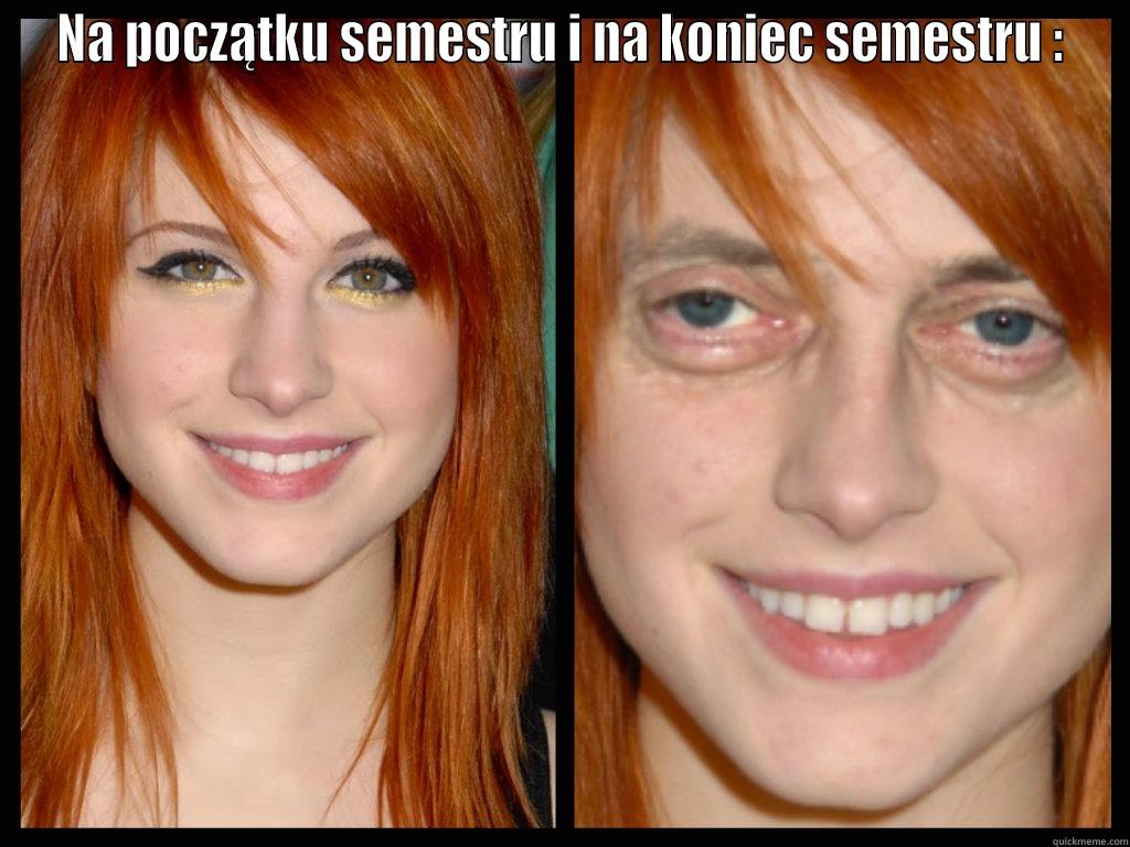 NA POCZĄTKU SEMESTRU I NA KONIEC SEMESTRU :  Misc