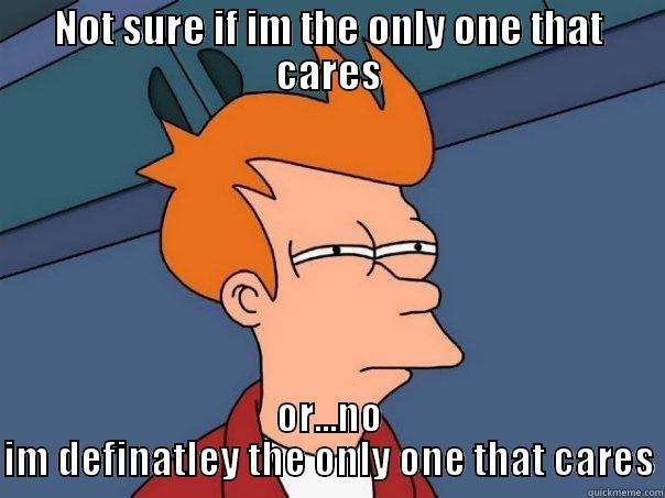 NOT SURE IF IM THE ONLY ONE THAT CARES OR...NO IM DEFINATLEY THE ONLY ONE THAT CARES Futurama Fry