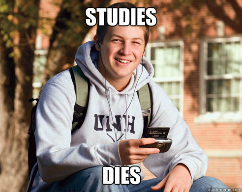 studies dies  College Freshman