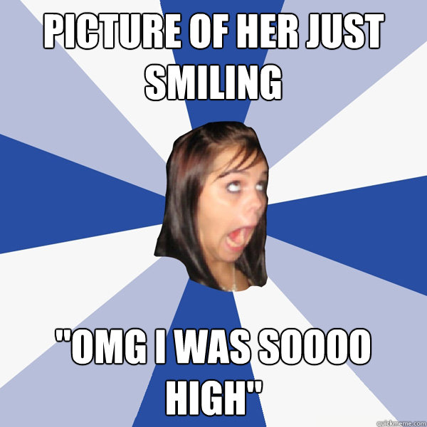 picture of her just smiling  