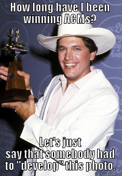 Young George Strait - HOW LONG HAVE I BEEN WINNING ACMS? LET'S JUST SAY THAT SOMEBODY HAD TO 