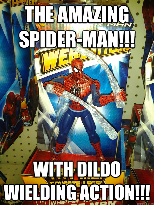 The Amazing Spider-Man!!! With Dildo Wielding Action!!! - The Amazing Spider-Man!!! With Dildo Wielding Action!!!  Dildo Spider-Man
