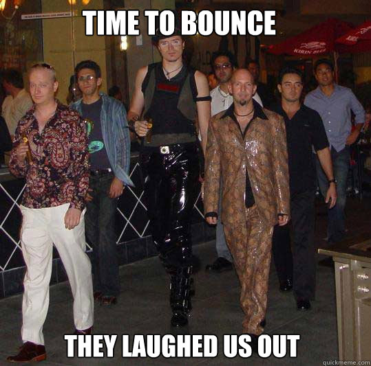 time to bounce they laughed us out - time to bounce they laughed us out  Swag walk