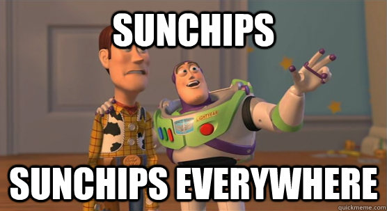 Sunchips Sunchips everywhere - Sunchips Sunchips everywhere  Toy Story Everywhere