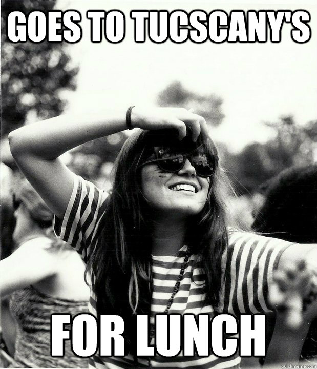 Goes To Tucscany's For Lunch  Georgetown Hipster