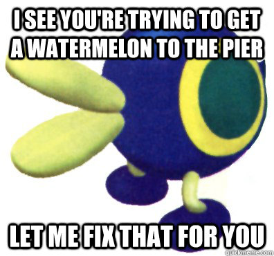I SEE YOU'RE TRYING TO GET A WATERMELON TO THE PIER LET ME FIX THAT FOR YOU - I SEE YOU'RE TRYING TO GET A WATERMELON TO THE PIER LET ME FIX THAT FOR YOU  Misc