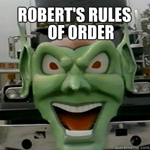 ROBERT'S RULES
 OF ORDER - ROBERT'S RULES
 OF ORDER  Misc