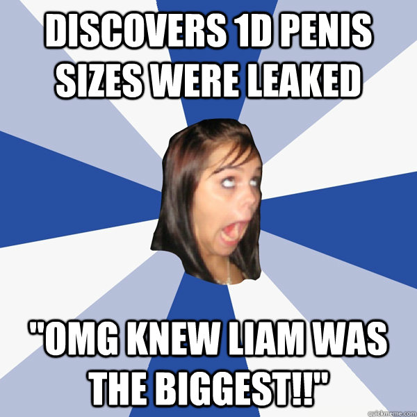 discovers 1D penis sizes were leaked 