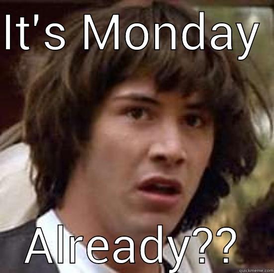 IT'S MONDAY ALREADY?? conspiracy keanu