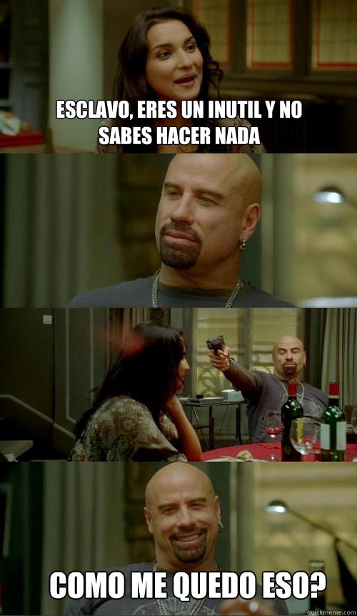 ESCLAVO, ERES UN INUTIL Y NO SABES HACER NADA  COMO ME QUEDO ESO? - ESCLAVO, ERES UN INUTIL Y NO SABES HACER NADA  COMO ME QUEDO ESO?  Skinhead John