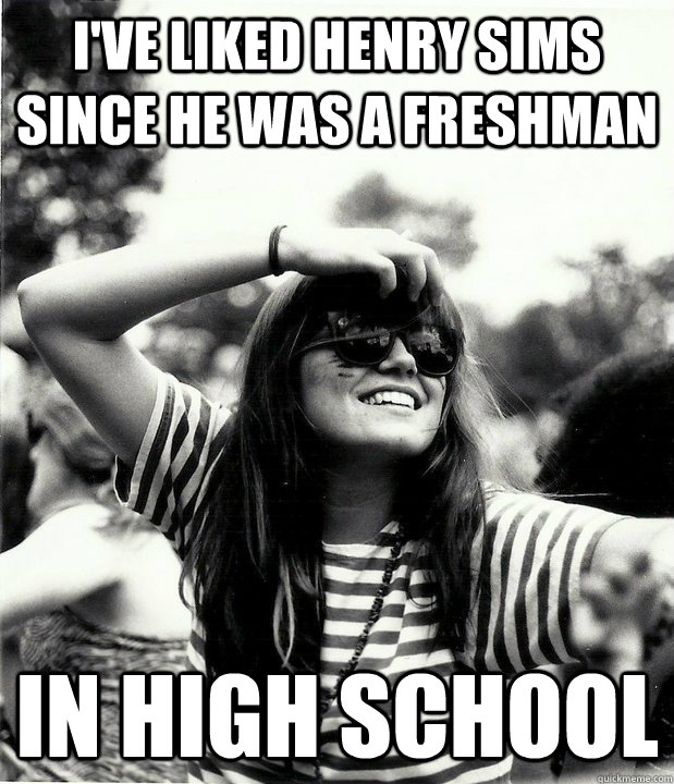 I've liked henry sims since he was a freshman in high school  Georgetown Hipster