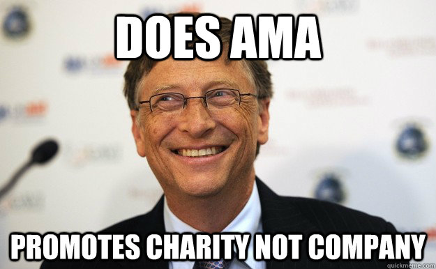 Does AMA Promotes Charity not Company - Does AMA Promotes Charity not Company  Misc