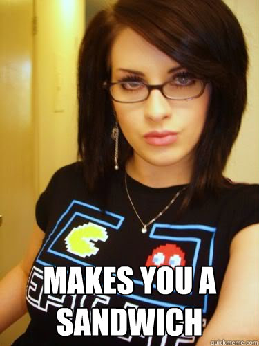  makes you a sandwich -  makes you a sandwich  Cool Chick Carol