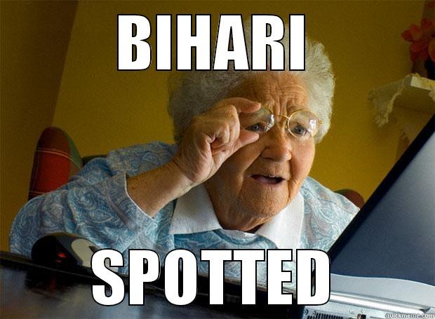 BIHARI SPOTTED Grandma finds the Internet
