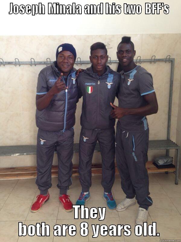 JOSEPH MINALA AND HIS TWO BFF'S THEY BOTH ARE 8 YEARS OLD. Misc
