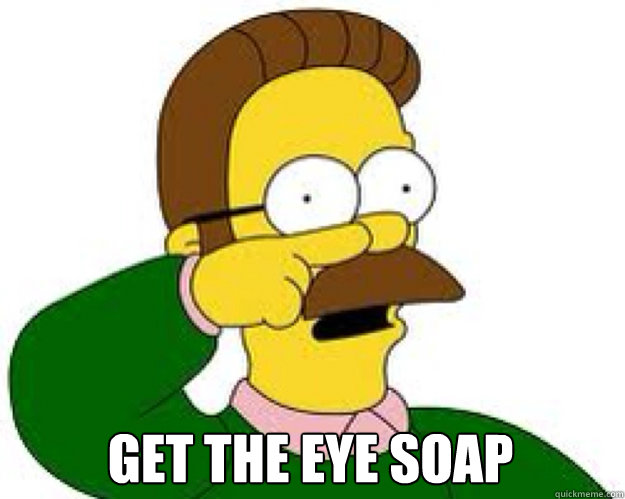  Get the eye soap  