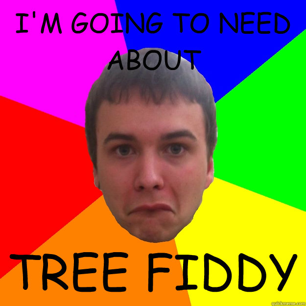 I'M GOING TO NEED ABOUT TREE FIDDY - I'M GOING TO NEED ABOUT TREE FIDDY  Meme Matt