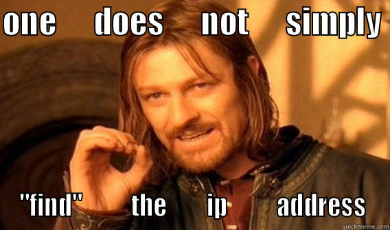 ONE      DOES      NOT      SIMPLY  