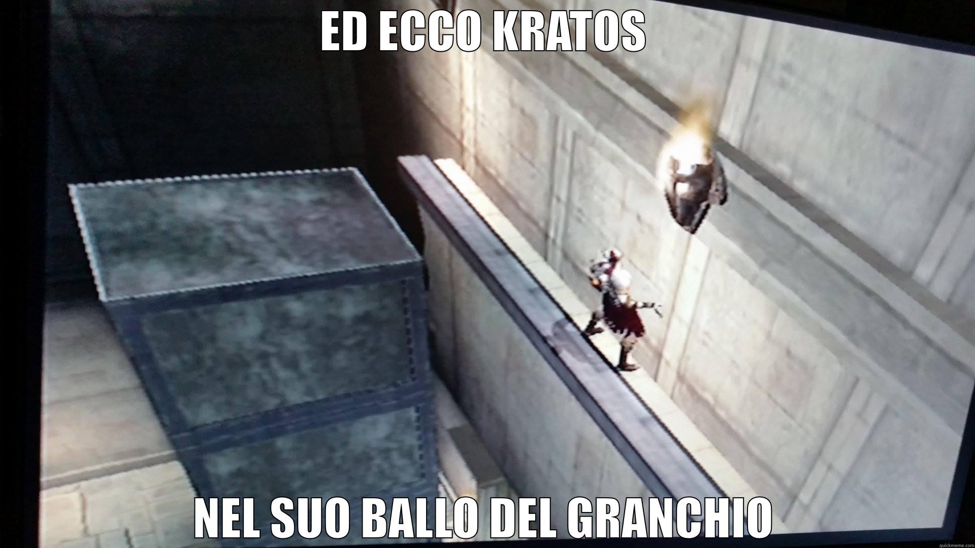 ED ECCO KRATOS NEL SUO BALLO DEL GRANCHIO Misc