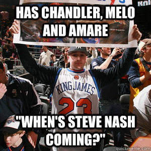 has chandler, melo and amare 