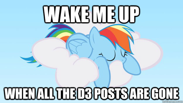 Wake me up when all the D3 posts are gone - Wake me up when all the D3 posts are gone  Misc