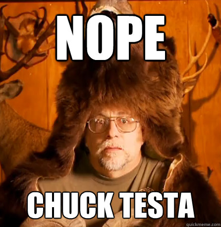 NOPE Chuck testa - NOPE Chuck testa  NOPE