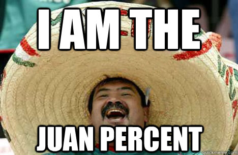 I AM THE Juan Percent  Merry mexican