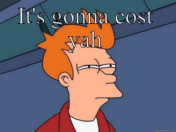Kody  - IT'S GONNA COST YAH  Futurama Fry