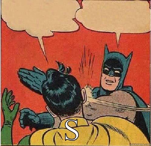  S Batman Slapping Robin