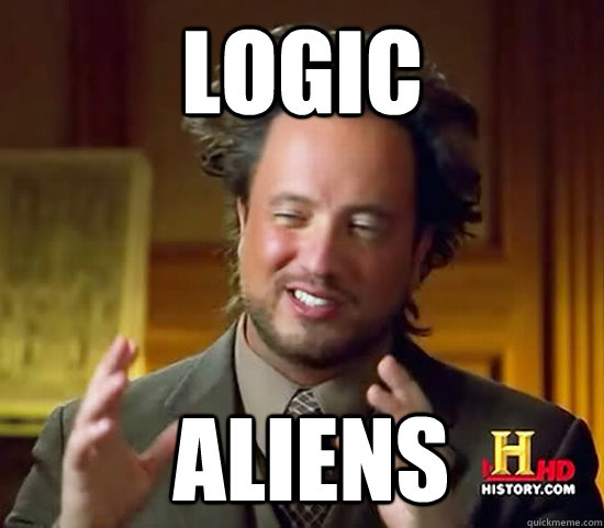 Logic  Aliens  Ancient Aliens