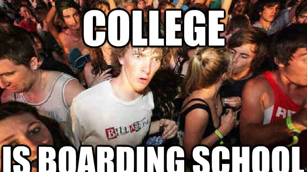 College is boarding school - College is boarding school  Misc