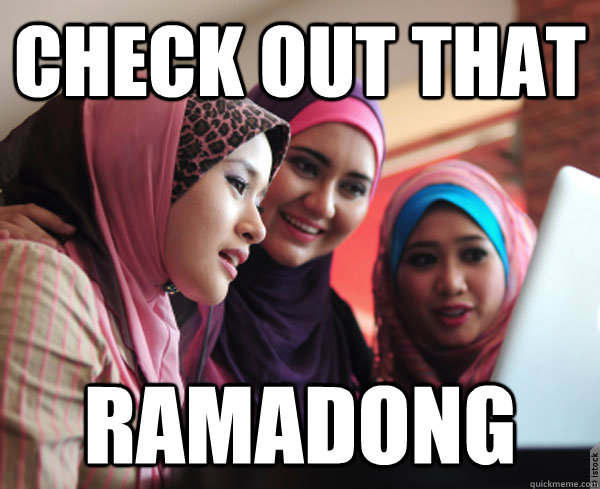 check out that ramadong  