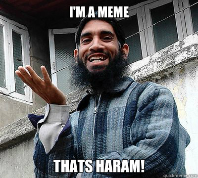I'm a meme THATS HARAM!   