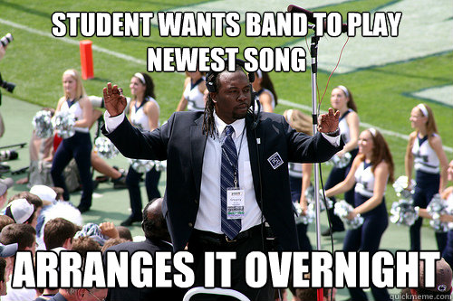 Student wants band to play newest song Arranges it overnight - Student wants band to play newest song Arranges it overnight  Good Guy Gregory Drane