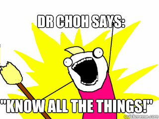 Dr Choh says: 