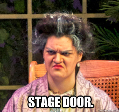 STAGE DOOR.  