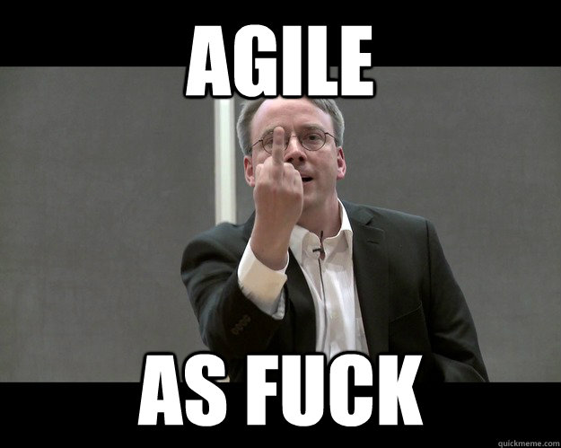 agile as fuck  Collaborative Linus Torvalds
