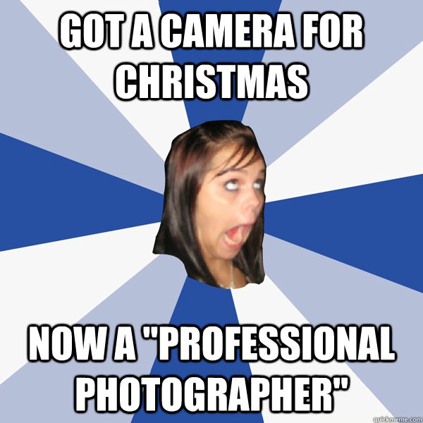 Got a camera for Christmas now a 
