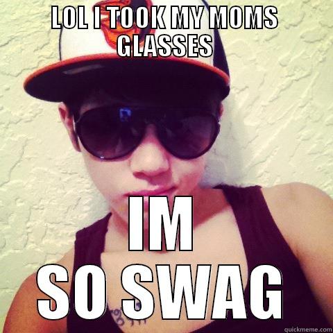 LOL I TOOK MY MOMS GLASSES IM SO SWAG Misc