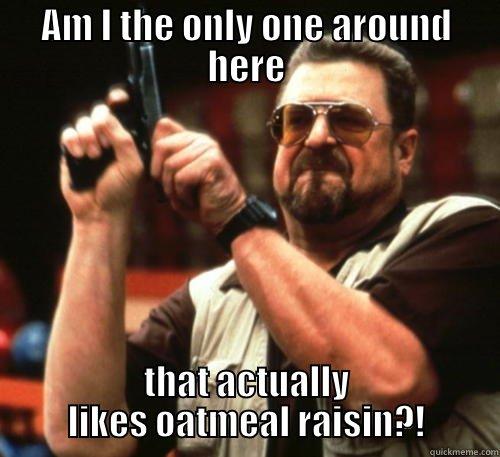 AM I THE ONLY ONE AROUND HERE THAT ACTUALLY LIKES OATMEAL RAISIN?! Am I The Only One Around Here