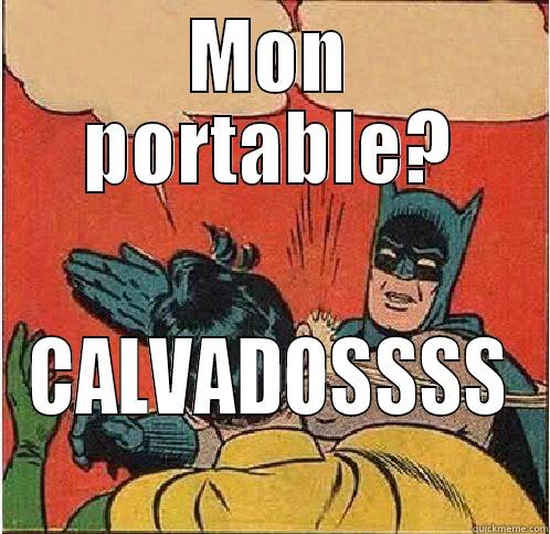 MON PORTABLE? CALVADOSSSS Batman Slapping Robin