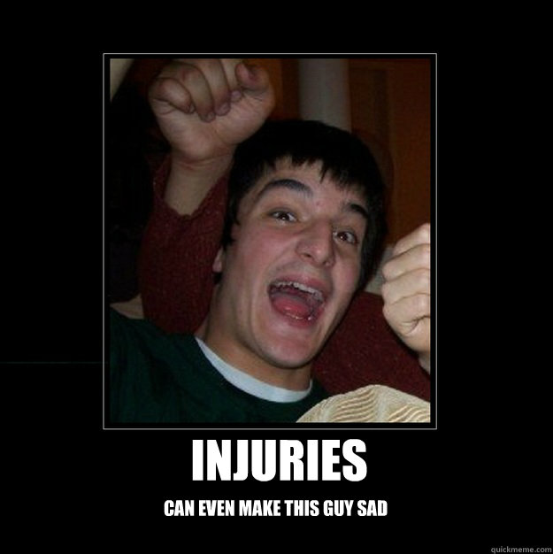 INJURIES Can even make THIS guy sad - INJURIES Can even make THIS guy sad  Fantasy Basketball Noob