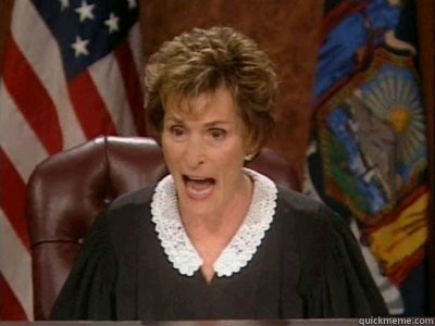   -    JUDGE JUDY DREDD