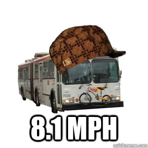  8.1 MPH -  8.1 MPH  Scumbag MUNI