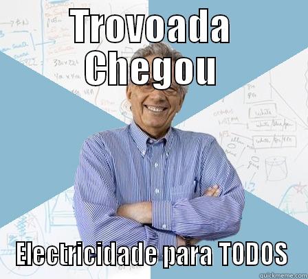 TROVOADA CHEGOU ELECTRICIDADE PARA TODOS Engineering Professor