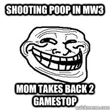 shooting poop in mw3 mom takes back 2 gamestop  